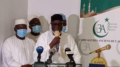 Photo of Cosim au déjeuner débat des anciens Aeemci- Cheick Aïma Mamadou Traoré pour des législatives apaisées le 6 mars 2021
