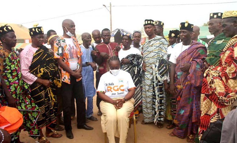 Photo of Législatives 2021 à Toumodi-Kpouèbo- Raymonde Goudou Coffie bénie par les têtes couronnées à son meeting de clôture