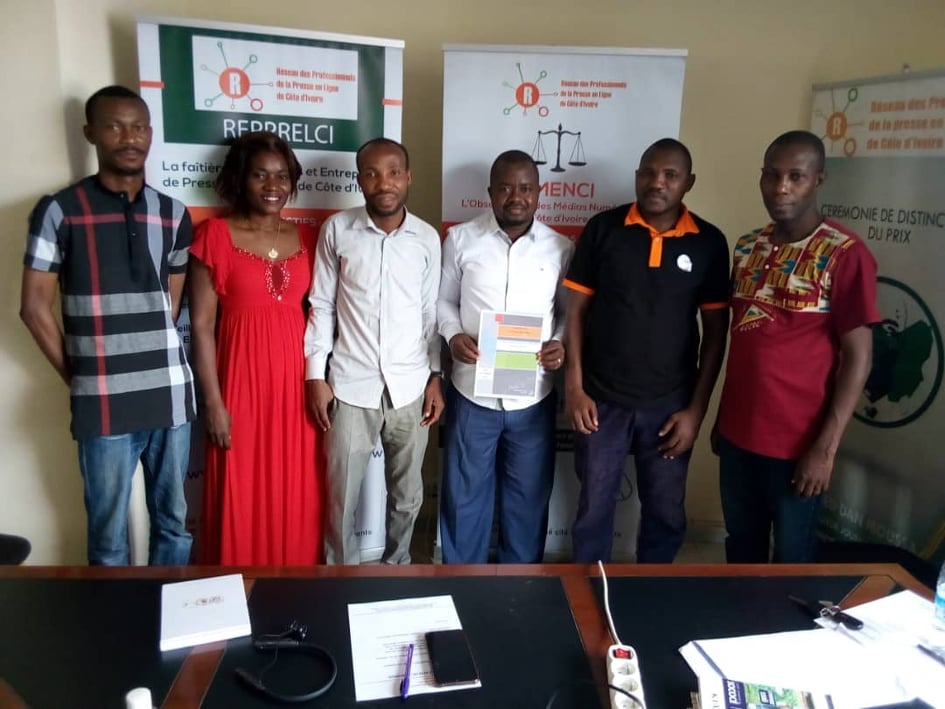 Le président du Réseau des professionnels de la presse en ligne de Côte d'Ivoire (Repprelci), Sermé Lassina a reçu le samedi 19 juin 2021