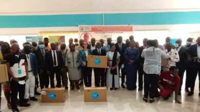 Photo of Jean Martial Adou, directeur de cabinet  du ministre  de la Communication : “Chaque enfant qui vous écoute est un citoyen que  vous formez pour la nation”