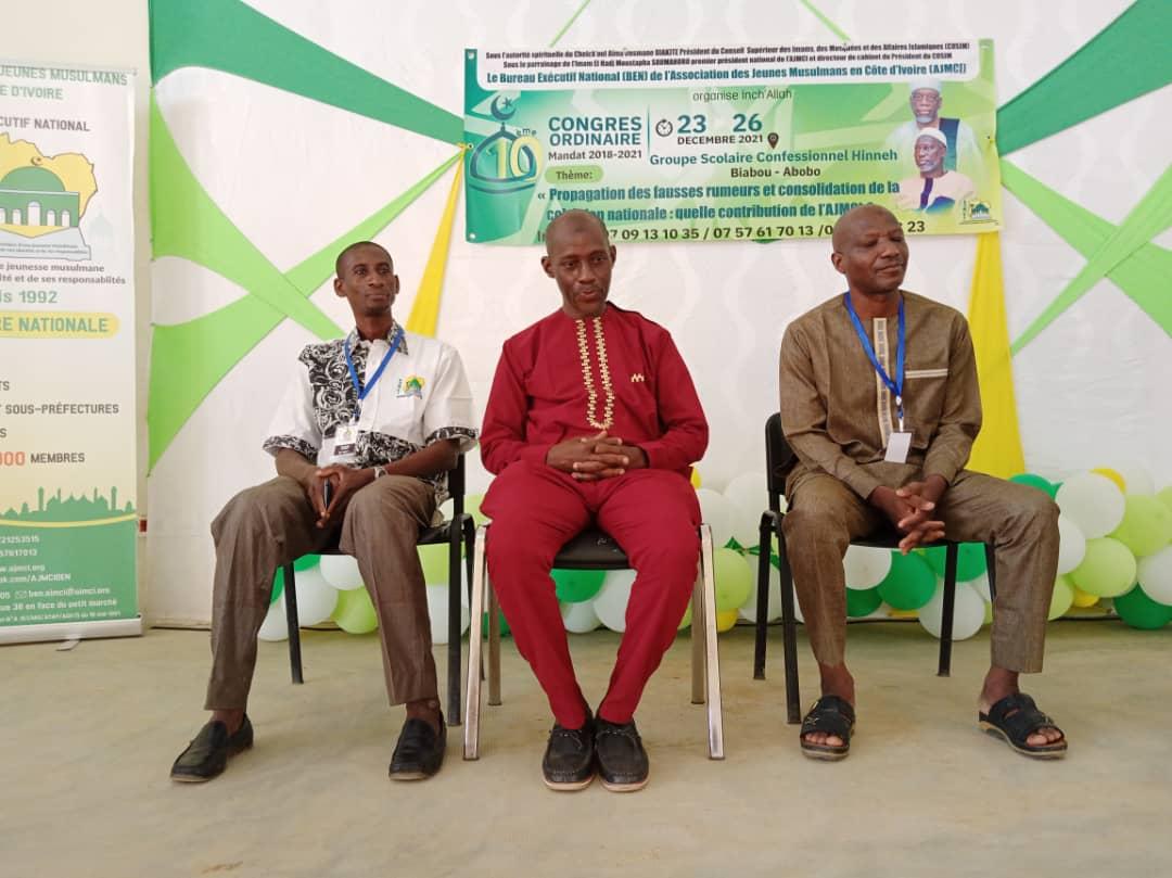 Kamissoko Amadou a été élu président de l’Association des jeunes musulmans de Côte d’Ivoire (Ajmci) à l’issue du 10e congrès ordinaire