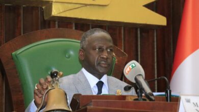 Photo of Adama Bictogo, président par intérim de l’Assemblée nationale – Le bureau du parlement informé