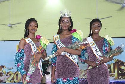 Roxane Kouamé, élue la plus belle fille de Daloa lors des présélections Miss Côte d’Ivoire 2022 dans la région du Haut Sassandra