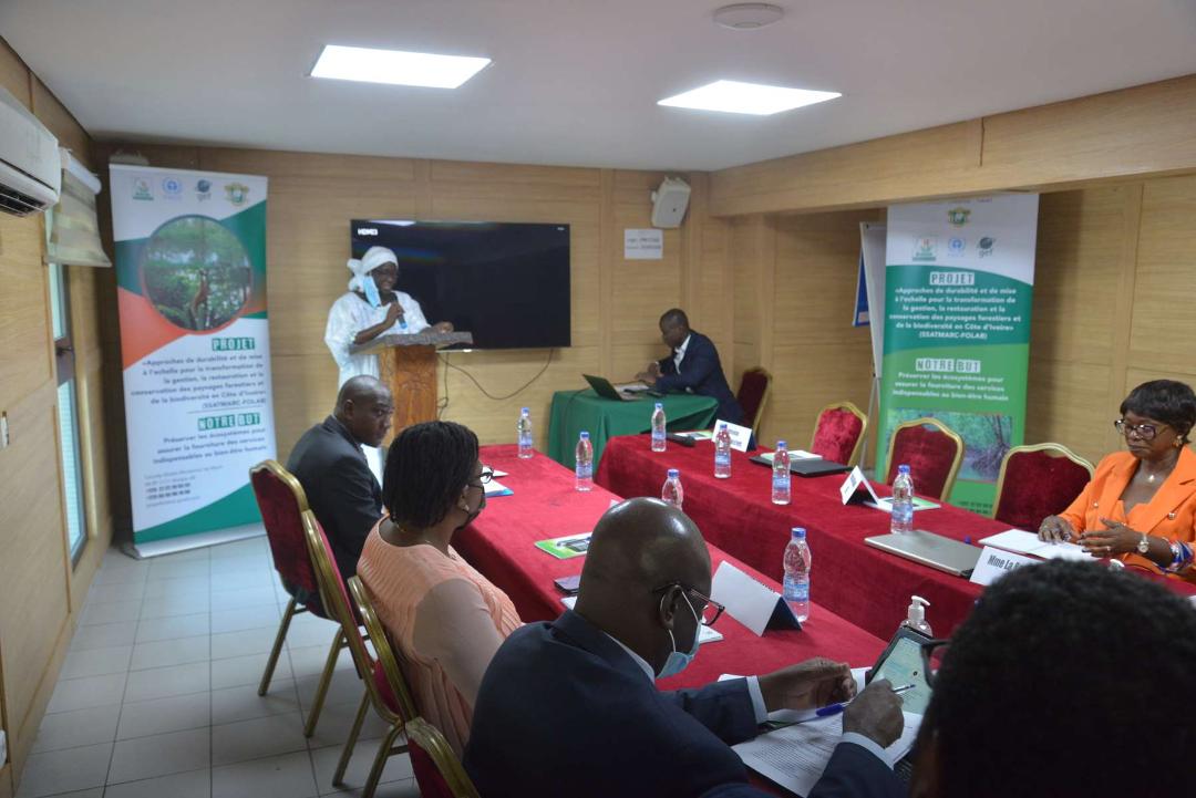 En vue de favoriser une perception commune des enjeux du projet de conservation des paysages forestiers et la biodiversité en Côte d’Ivoire