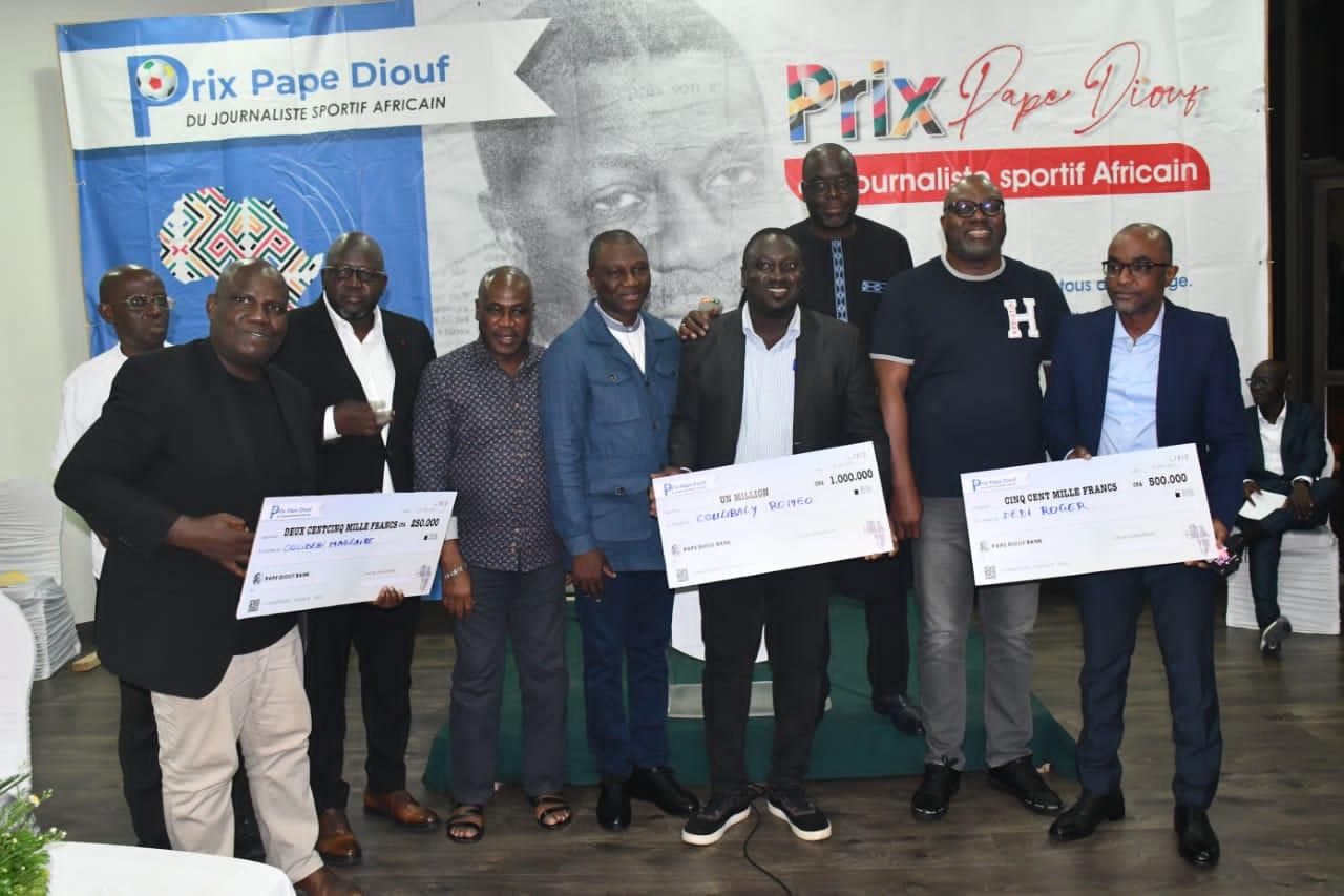 La cérémonie de récompense du prix Pape Diouf du journaliste sportif africain qui s'est tenue le samedi 5 novembre 2022 à l'ivoire Golf