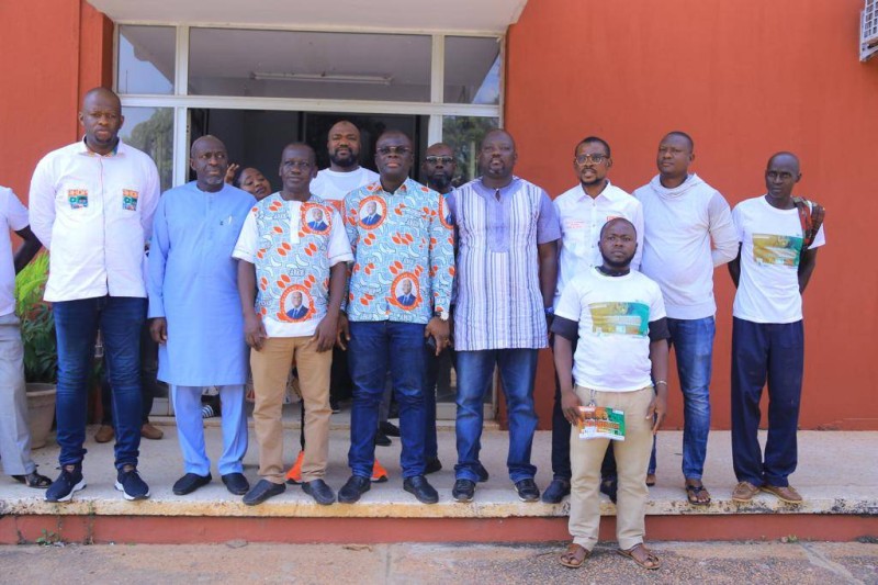 Abdoul Kader Cissé et Philippe Kragbé tous secrétaires nationaux du Rassemblement des houphouétistes pour la démocratie et la paix (RHDP )