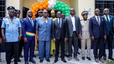 Photo of Inauguration du commissariat de police du 5e arrondissement de Daloa -Les conseils du ministre Vagondo Diomandé au commissaire Sanogo Amidou