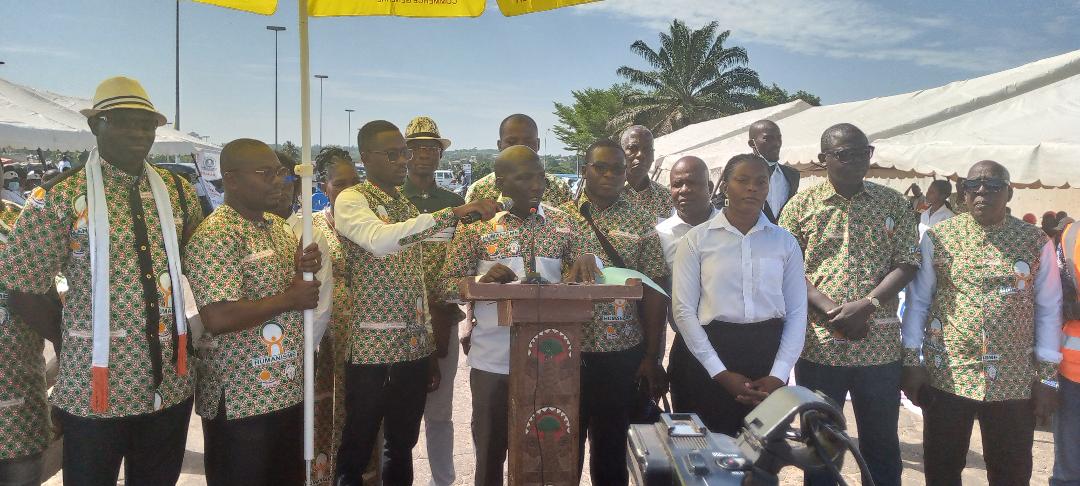 Les travailleurs de Yamoussoukro réunis au sein des sections locales des 5 centrales syndicales, à savoir, Dignité, Ugtci, Humanisme,