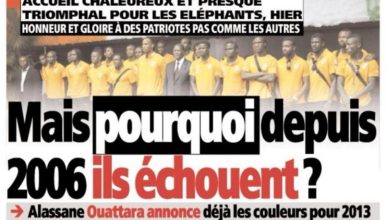 Photo of Éléphant un jour, éléphant toujours : ce que L’Intelligent d’Abidjan écrivait après la défaite en 2012 face à la Zambie