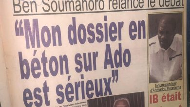 Photo of Ben Soumahoro et le dossier en béton