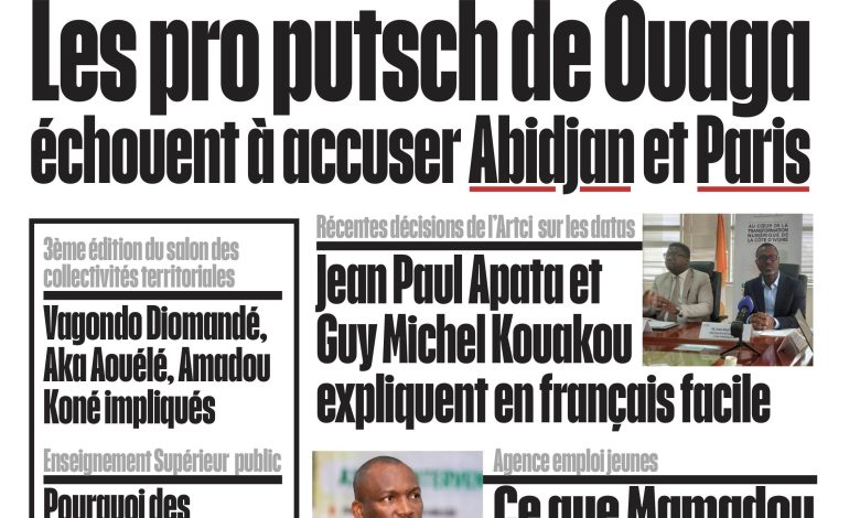 Photo of L&rsquo;Intelligent en PDF:     Attaques à  Barsalogho et ailleurs au Burkina Faso   Les pro putsch de Ouaga échouent à accuser Abidjan et Paris