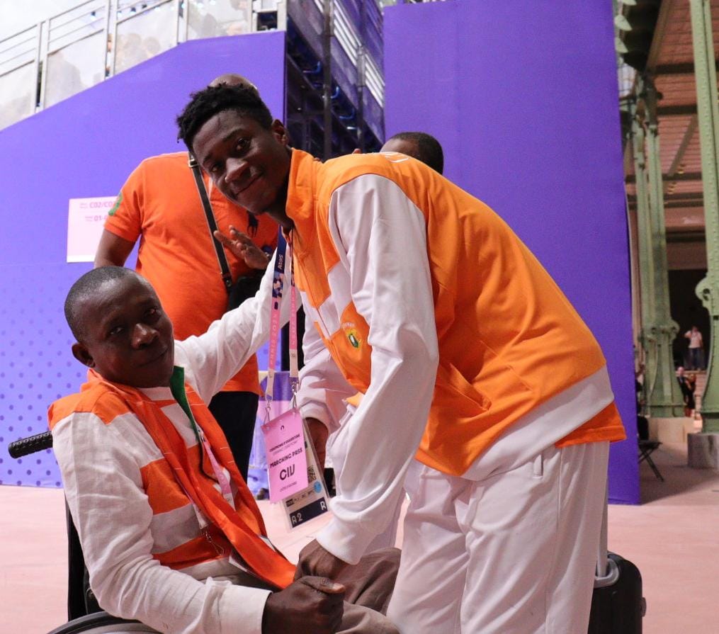 Pour son premier combat paralympique dans l'épreuve de para taekwondo, l'Ivoirien Boli-Bi Michel, dans la catégorie des moins de 70 kg,