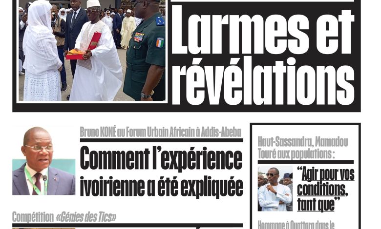 Photo of L&rsquo;Intelligent en PDF:  Obsèques de Sory Diabaté hier Larmes et révélations