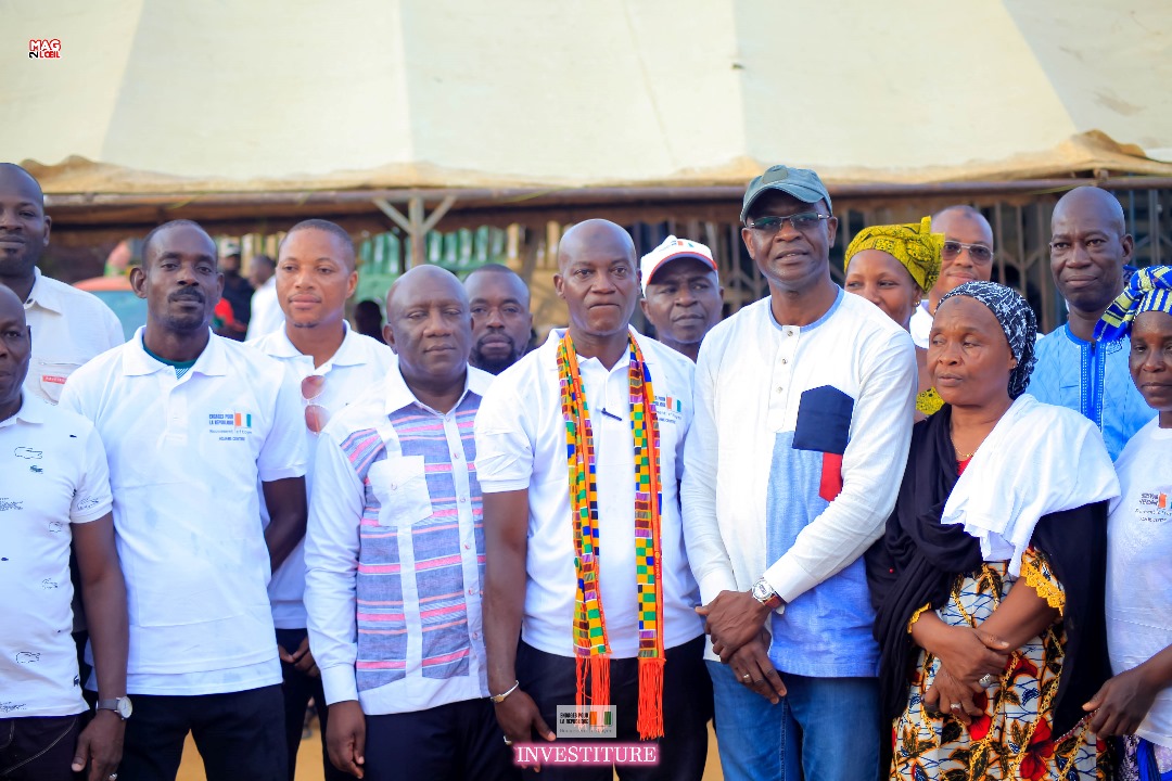La cérémonie d’investiture du coordinateur d’EPR (Engagés Pour la République) d’Adjamé-Centre a eu lieu le dimanche 27 octobre 2024