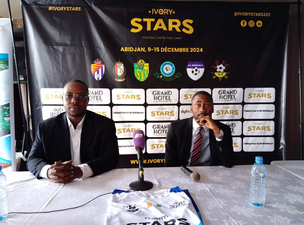 La conférence de presse de lancement officiel de la première édition ‘’d’Ivory Stars ‘’, une compétition de détection des jeunes talents