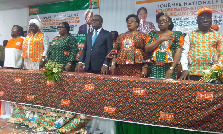 Photo of Victoire du RHDP à la présidentielle 2025- Pierre Dimba et Harlette Badou galvanisent les femmes