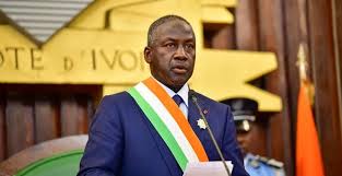 Au terme de la cérémonie de présentation des vœux du nouvel an de la communauté diplomatique, des Bureaux des Institutions de la République