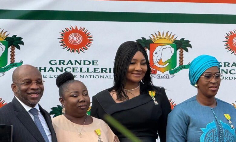 Photo of Grande Chancellerie-   Fatim Sidimé élevée au rang de Chevalier de l’Ordre du mérite ivoirien