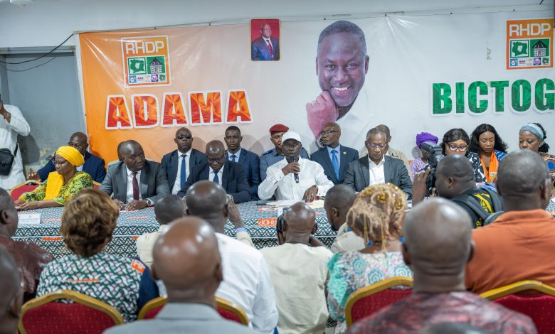 Photo of Présidentielle 2025- Adama Bictogo met en place une équipe régionale de campagne à Yopougon